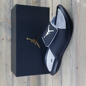 Jordan Hydro 6 Men's Slides Sandals  Black/White